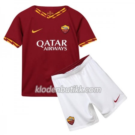 AS Roma Barn Hjemmedraktsett 2019-2020 Kortermet (+ Korte bukser)